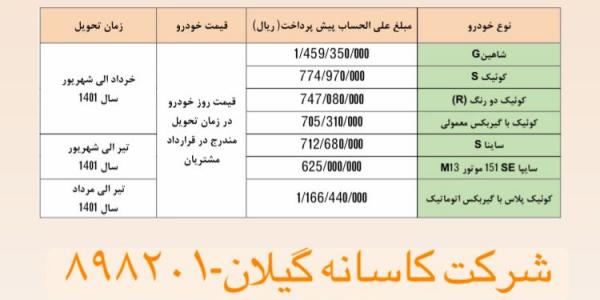 پیش فروش یکساله محصولات گروه خودرو سازی سایپا