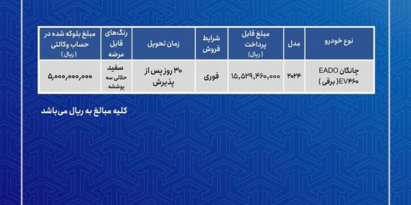 ثبت نام خودروی برقی eado